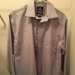 Stafford Gray Button Up